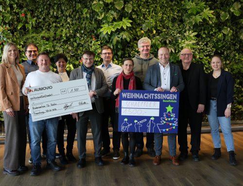 Spendenübergabe am Innovation Campus Regensburg